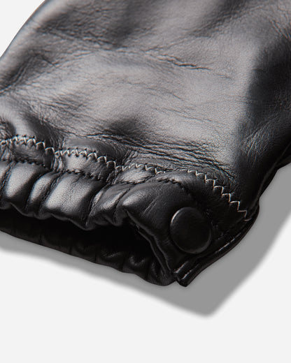 Our Legacy Rider Glove Black Nappa Gloves and Scarves Gloves A4268RIB 001