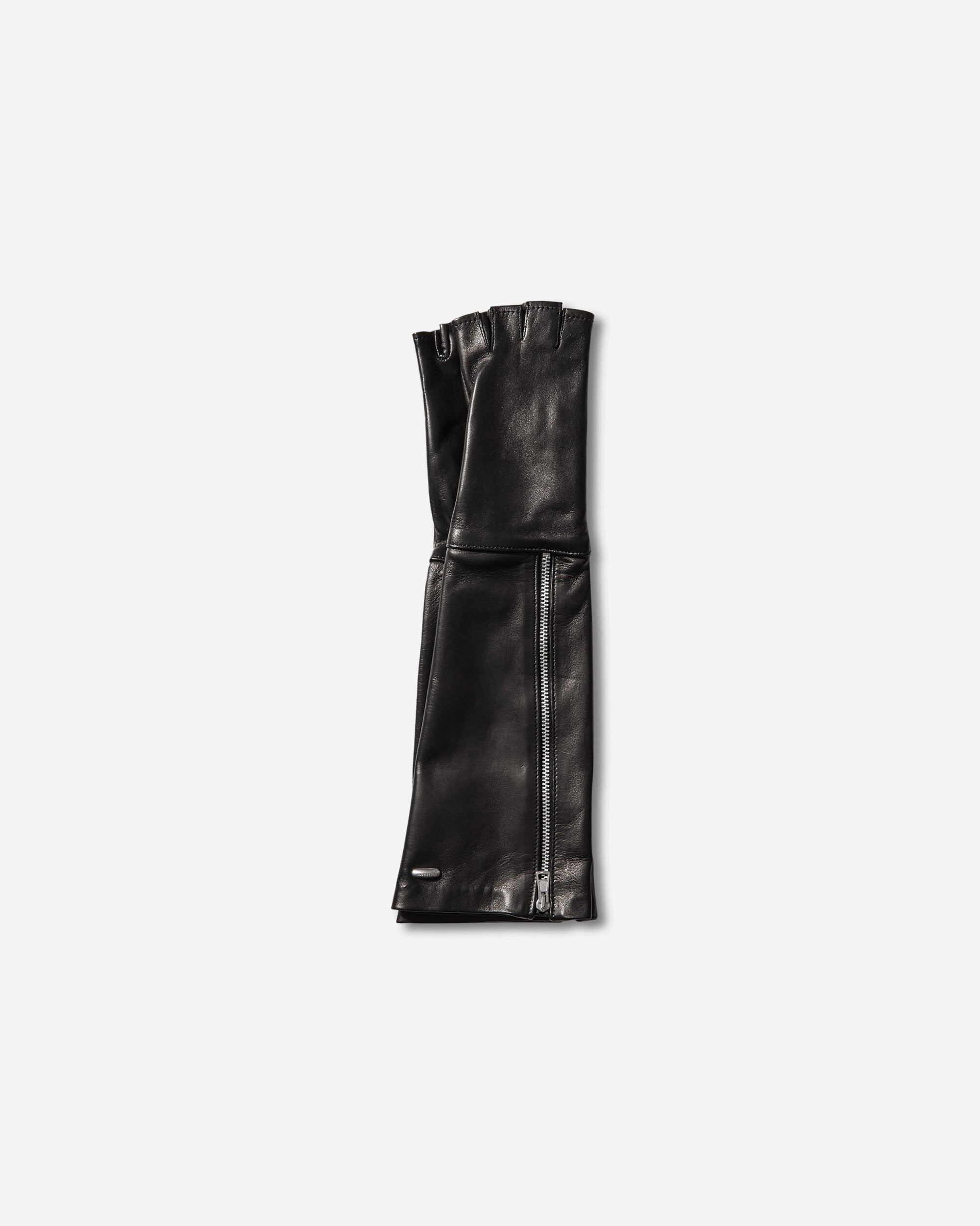 Our Legacy Wmns Zipped Dining Glove Black Nappa Gloves and Scarves Gloves A2268ZBL 001