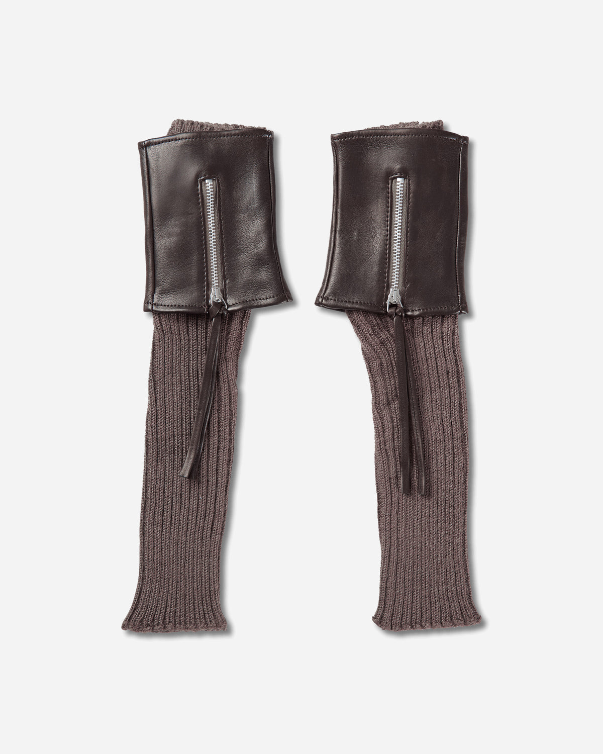 Our Legacy Wrist Warmer Cocoa Brown Nappa Gloves and Scarves Gloves A4268WWA 001