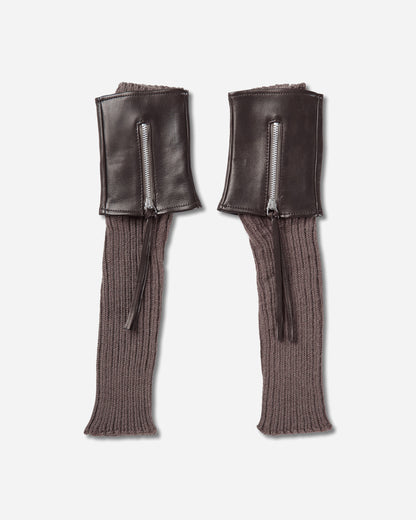 Our Legacy Wrist Warmer Cocoa Brown Nappa Gloves and Scarves Gloves A4268WWA 001