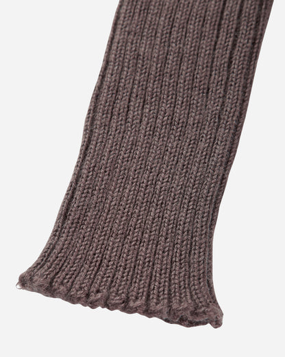Our Legacy Wrist Warmer Cocoa Brown Nappa Gloves and Scarves Gloves A4268WWA 001
