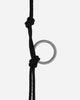 Our Legacy Ladon Black Leather Small Accessories Lanyards A2208LBL 001