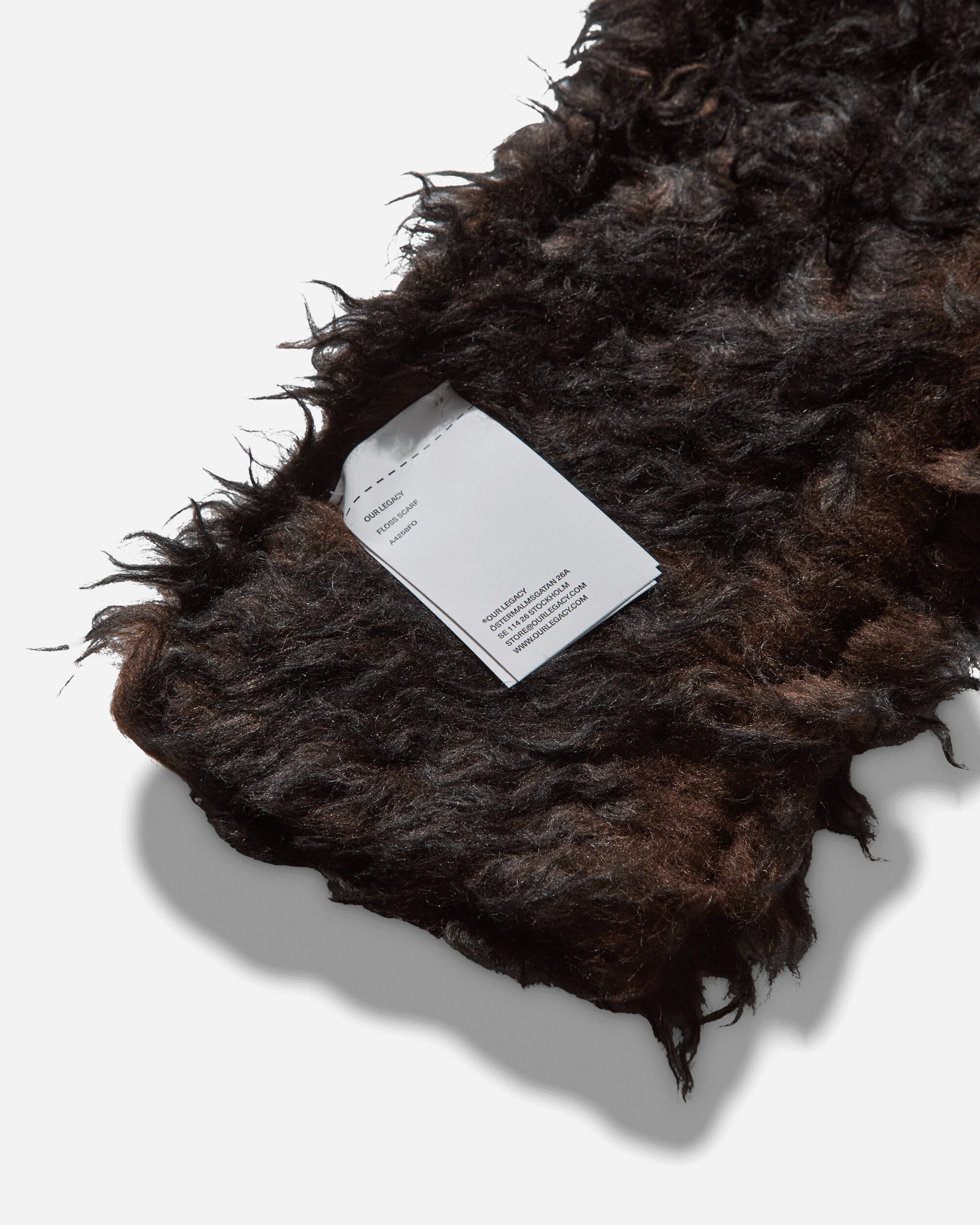 小物 OUR LEGACY Floss Scarf Our Legacy - Floss Scarf Funky Blue Acrylic