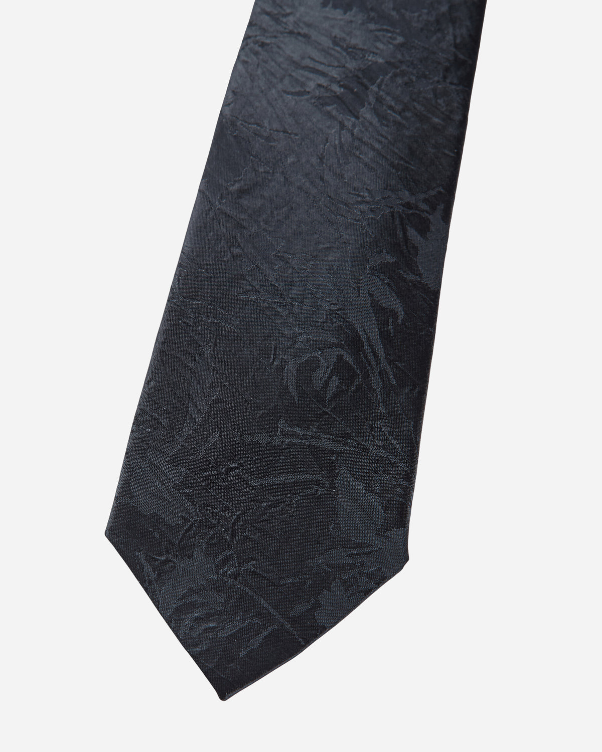 Our Legacy Tie Noir Bloom Liquid Acetate Gloves and Scarves Scarves and Warmneck A4268TNB 001