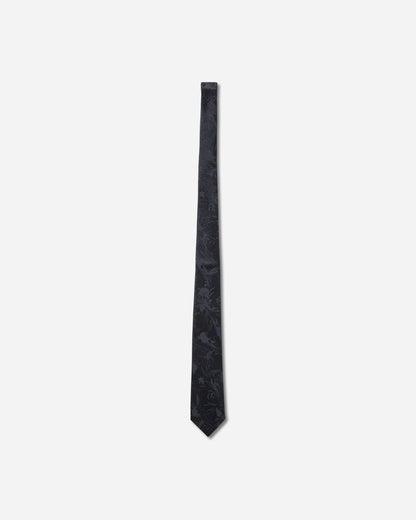Our Legacy Tie Noir Bloom Liquid Acetate Gloves and Scarves Scarves and Warmneck A4268TNB 001