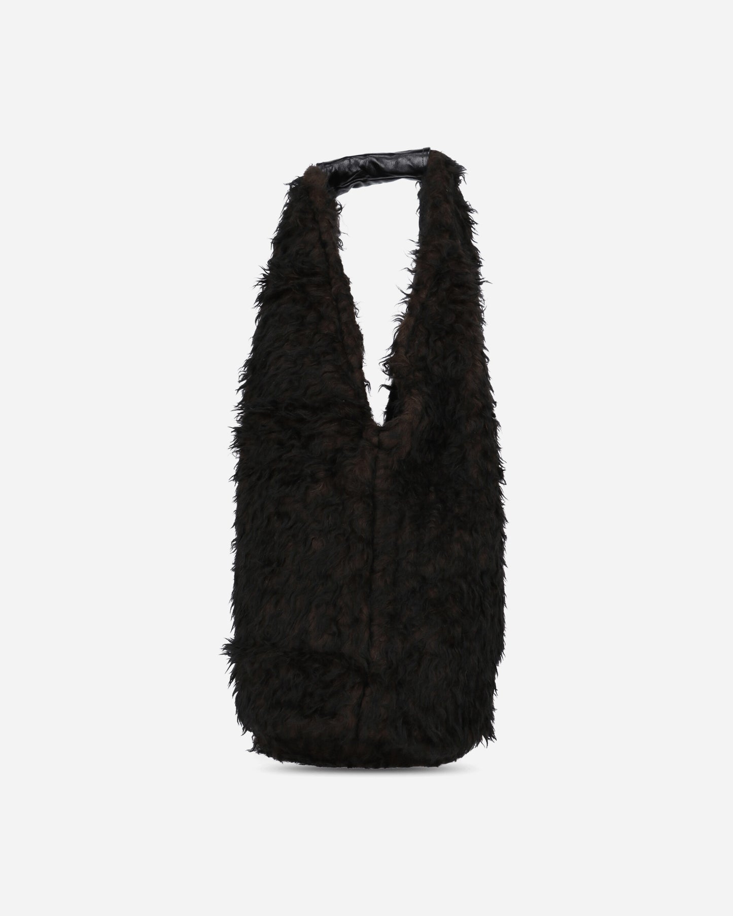 Our Legacy Drip Bag Ombre Brown Hairy Wool Bags and Backpacks Shoulder Bags A4258DO 001