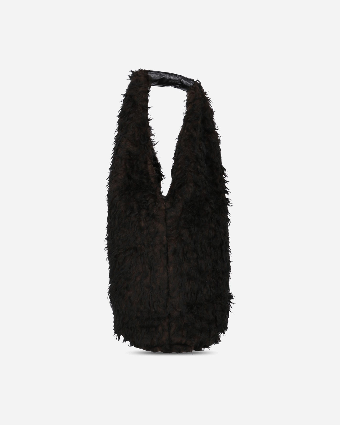 Our Legacy Drip Bag Ombre Brown Hairy Wool Bags and Backpacks Shoulder Bags A4258DO 001