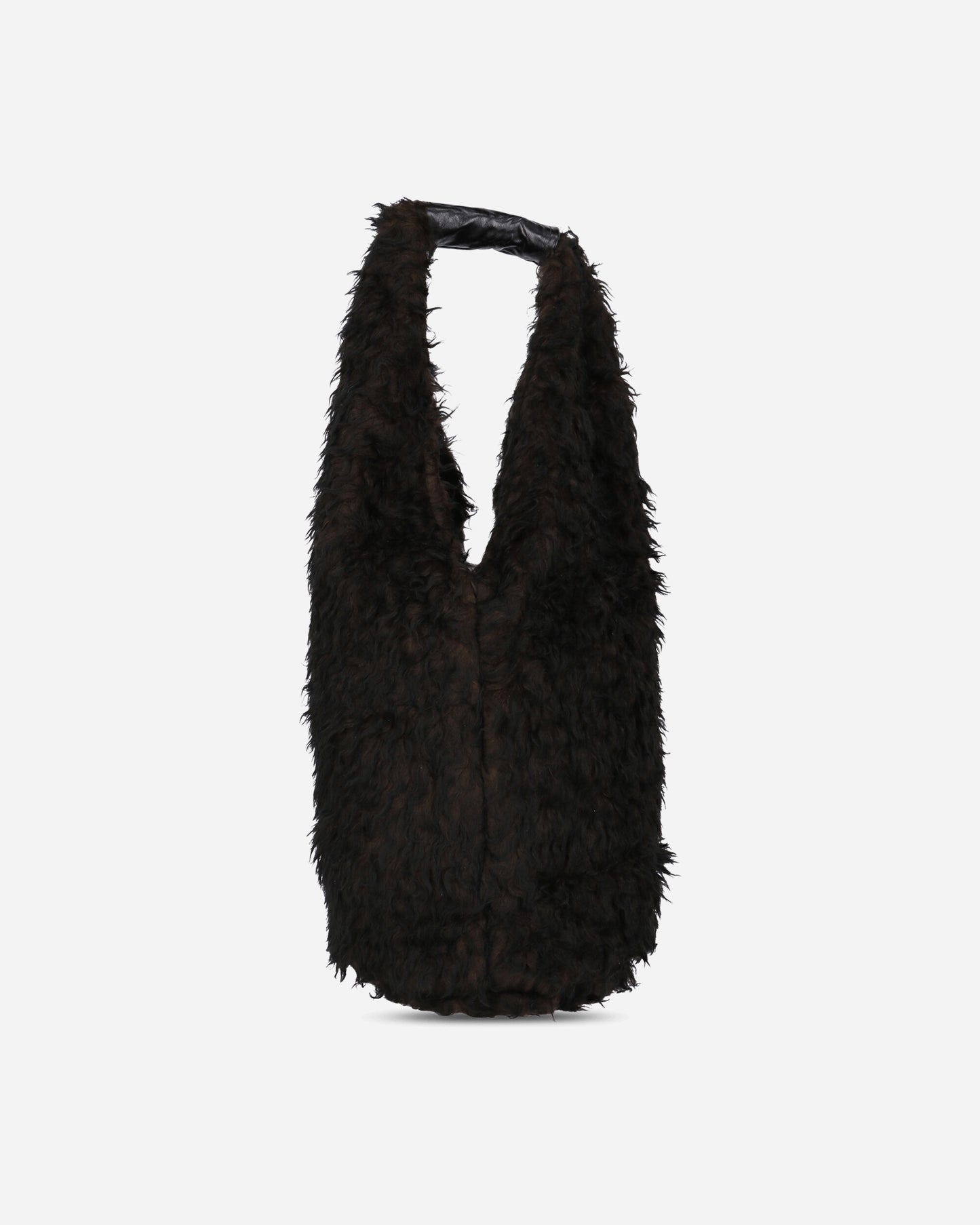 Our Legacy Drip Bag Ombre Brown Hairy Wool Bags and Backpacks Shoulder Bags A4258DO 001