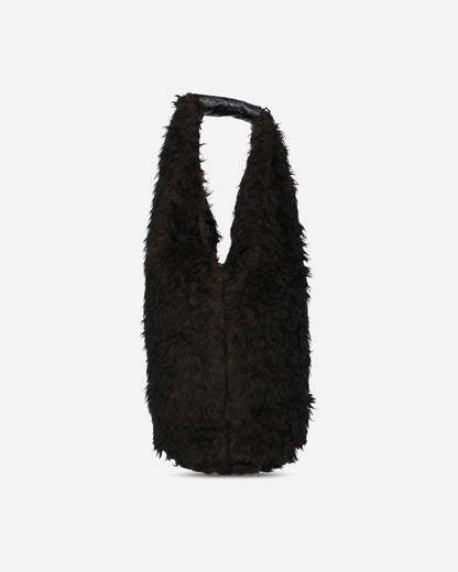Our Legacy Drip Bag Ombre Brown Hairy Wool Bags and Backpacks Shoulder Bags A4258DO 001