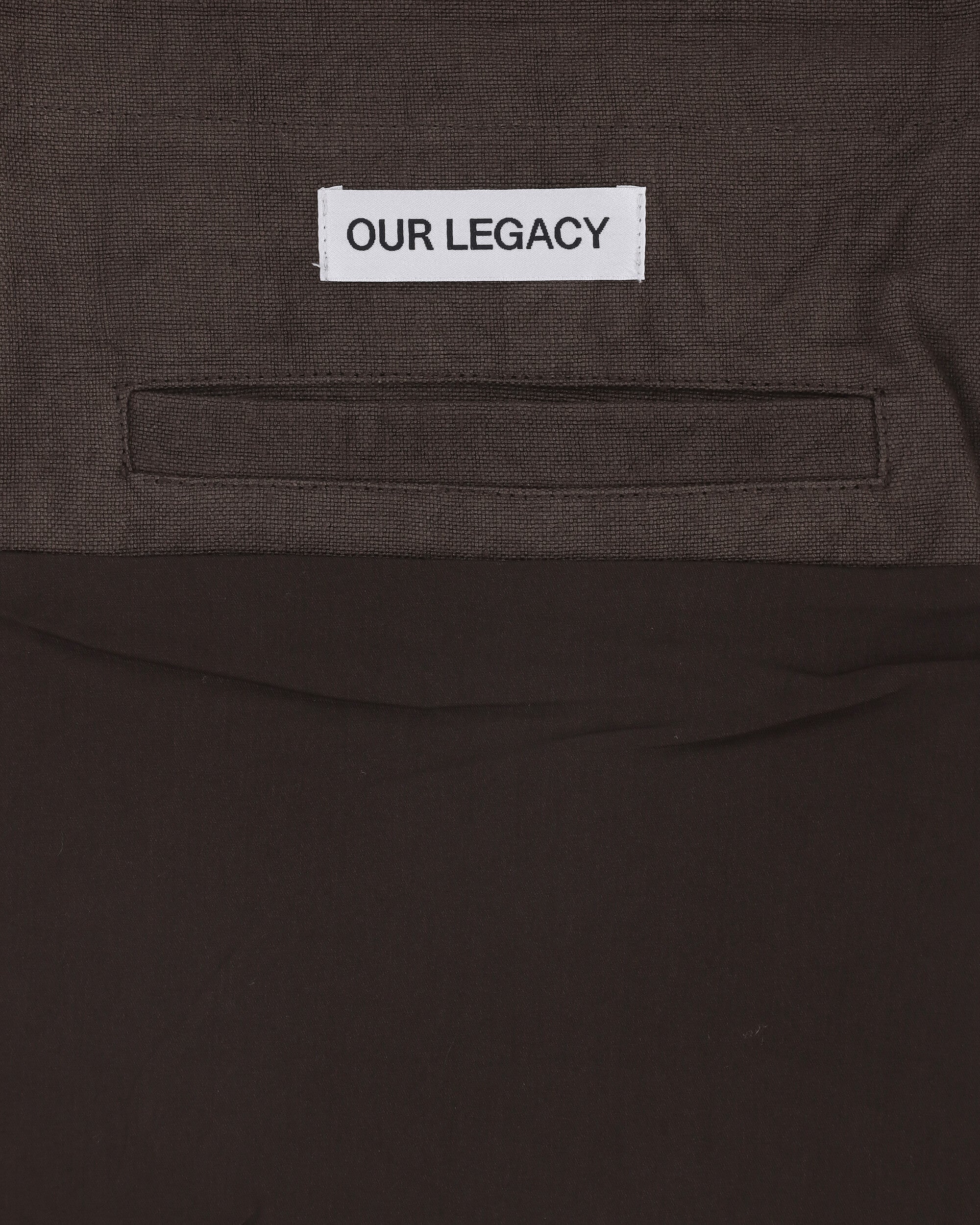 Our Legacy Grande Slack Bag Dry Olive Airy Linen Bags and Backpacks Shoulder Bags A2268GDO 001