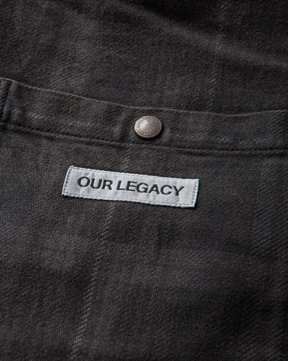 Our Legacy Sling Bag Deep Blue Indigo Canvas Bags and Backpacks Shoulder Bags A4268SIC 001