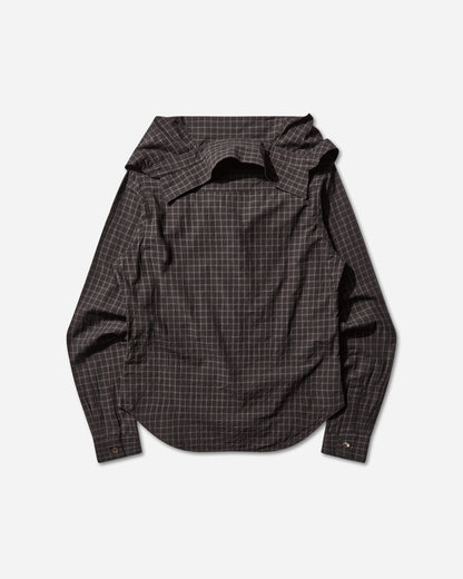 Our Legacy Wmns Kaonashi Shirt Black Faux Lumberjack Check Shirts Blouses W4252KB 001