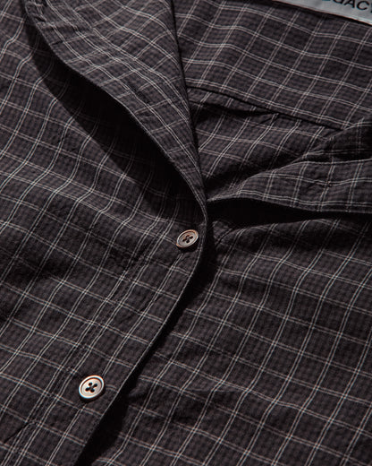 Our Legacy Wmns Kaonashi Shirt Black Faux Lumberjack Check Shirts Blouses W4252KB 001