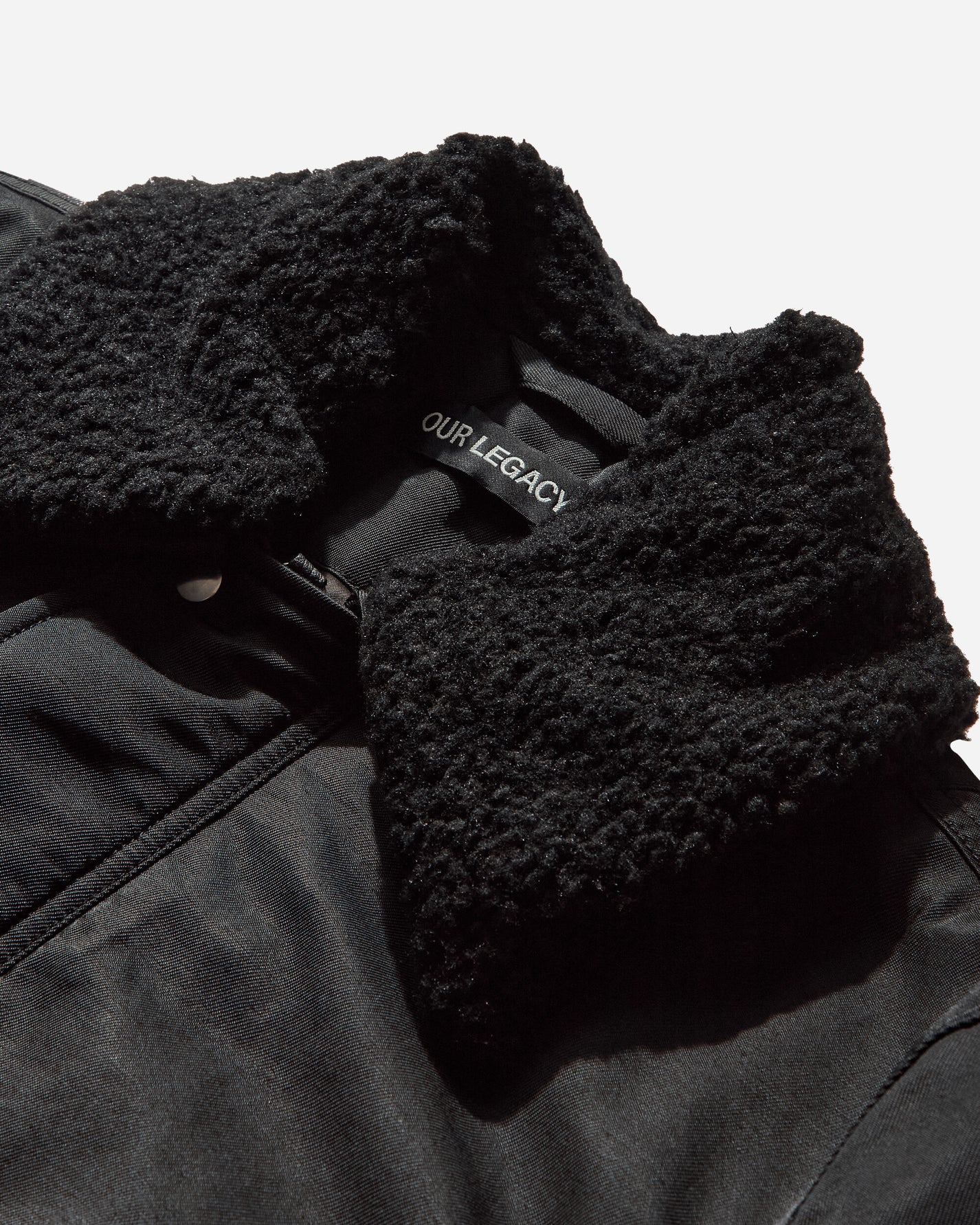 Our Legacy Ace Jacket Black Aero Nylon Coats and Jackets Bomber Jackets M4241AB 001