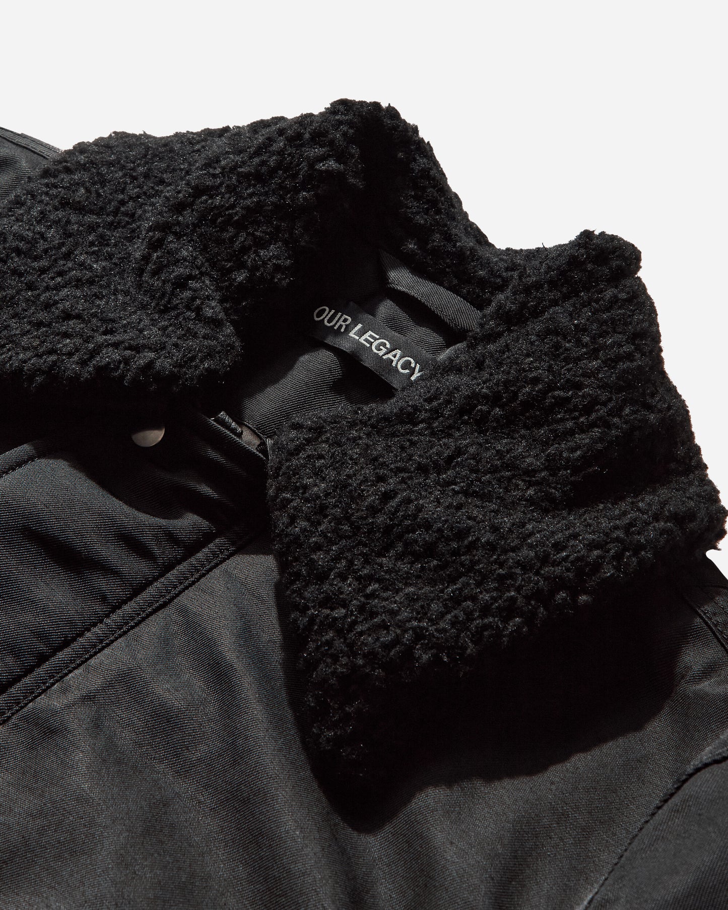 Our Legacy Ace Jacket Black Aero Nylon Coats and Jackets Bomber Jackets M4241AB 001