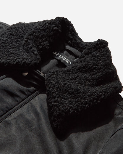 Our Legacy Ace Jacket Black Aero Nylon Coats and Jackets Bomber Jackets M4241AB 001