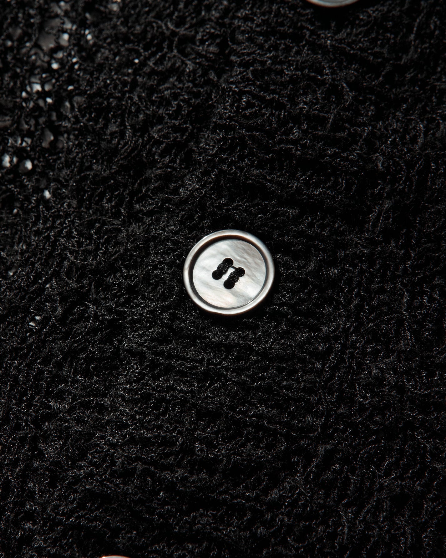 Our Legacy Academy Cardigan Black Ragged Open Linen Knitwears Cardigans M2263AB 001