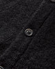 Our Legacy Evening Polo Black Fuzzy Alpaca Knitwears Cardigans M4213ECFSE 001