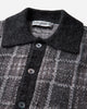 Our Legacy Evening Polo Grand Check Fuzzy Alpaca Knitwears Cardigans M4263EG 001