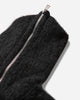 Our Legacy Full Zip Hood Black Hairy Wool Knitwears Cardigans M4243FBH 001