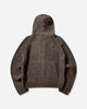 Our Legacy Level Hood Vanise Brown Stripe Isels Wool Knitwears Cardigans M4253LV 001