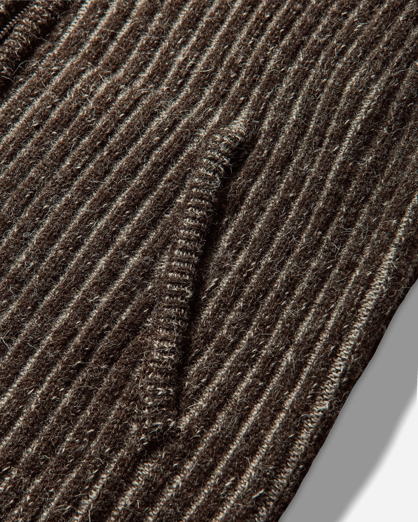 Our Legacy Level Hood Vanise Brown Stripe Isels Wool Knitwears Cardigans M4253LV 001