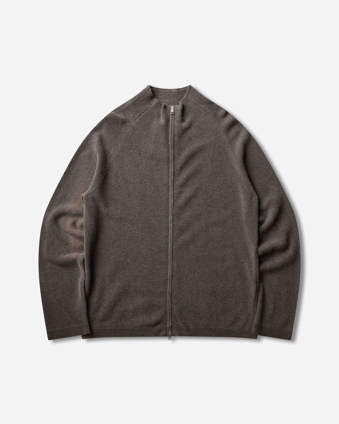 Our Legacy Line Zip Cardigan Mud Spray Dye Cherub Wool Knitwears Cardigans M4263LM 001