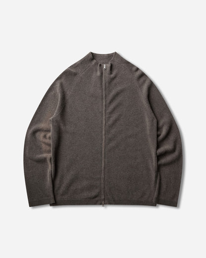 Our Legacy Line Zip Cardigan Mud Spray Dye Cherub Wool Knitwears Cardigans M4263LM 001