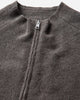 Our Legacy Line Zip Cardigan Mud Spray Dye Cherub Wool Knitwears Cardigans M4263LM 001