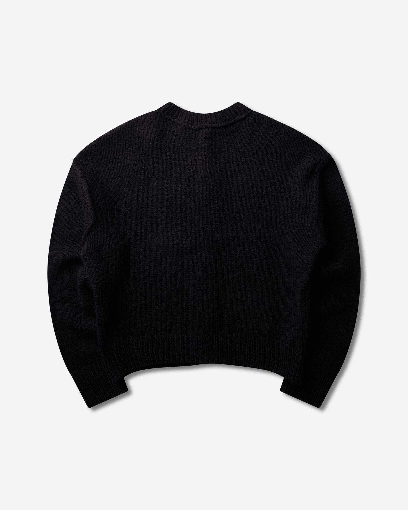 Our Legacy Pitch Cardigan Slub Twisted Black Wool Knitwears Cardigans M4263PS 001