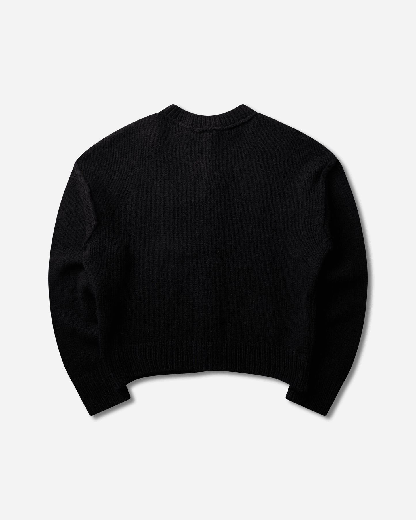Our Legacy Pitch Cardigan Slub Twisted Black Wool Knitwears Cardigans M4263PS 001