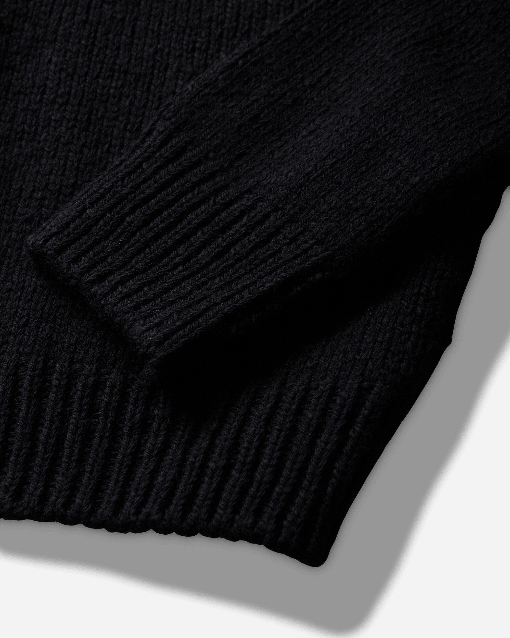 Our Legacy Pitch Cardigan Slub Twisted Black Wool Knitwears Cardigans M4263PS 001
