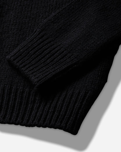 Our Legacy Pitch Cardigan Slub Twisted Black Wool Knitwears Cardigans M4263PS 001