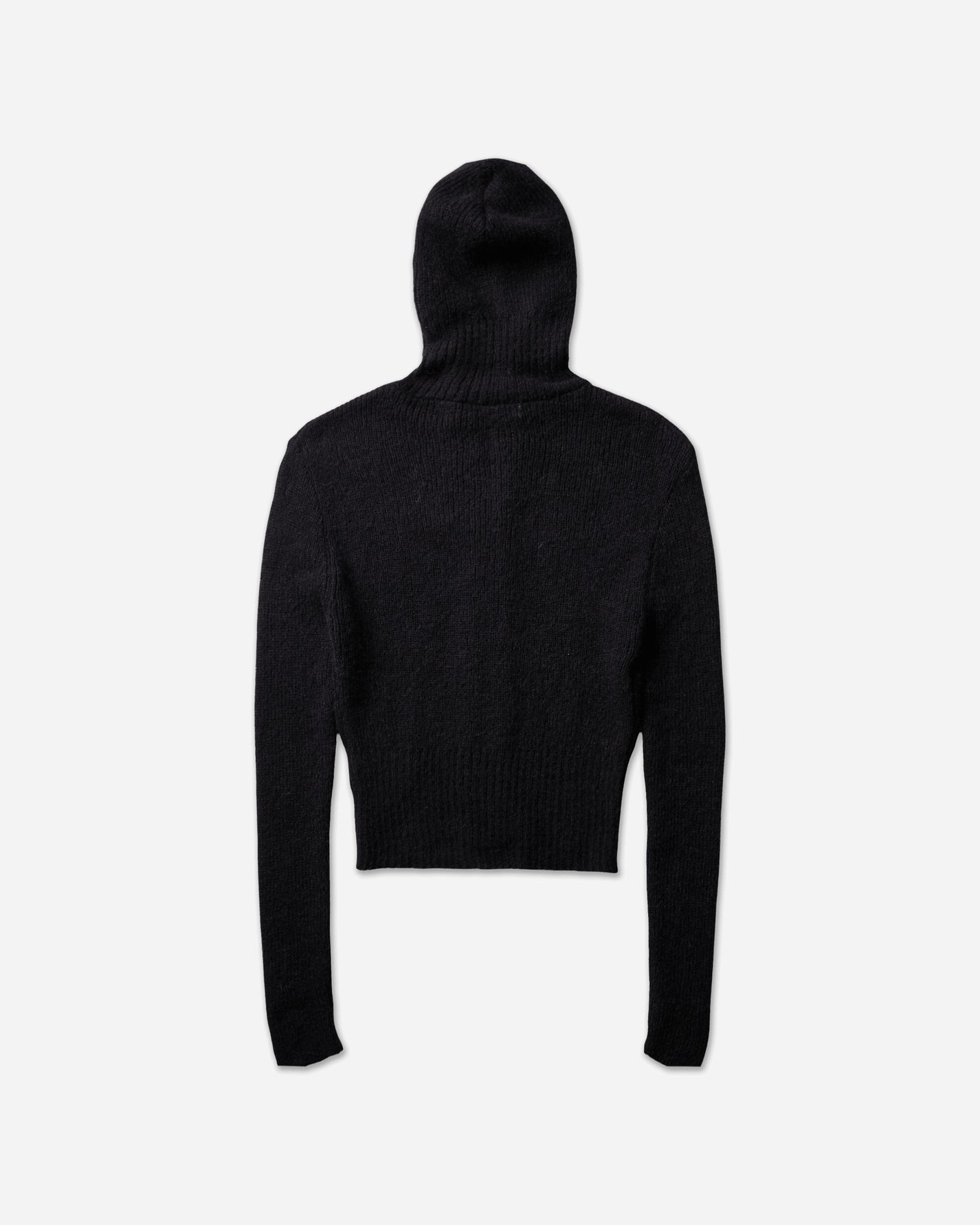 Our Legacy Wmns Compact Hood Black Fuzzy Alpaca Knitwears Cardigans W4243CB 001