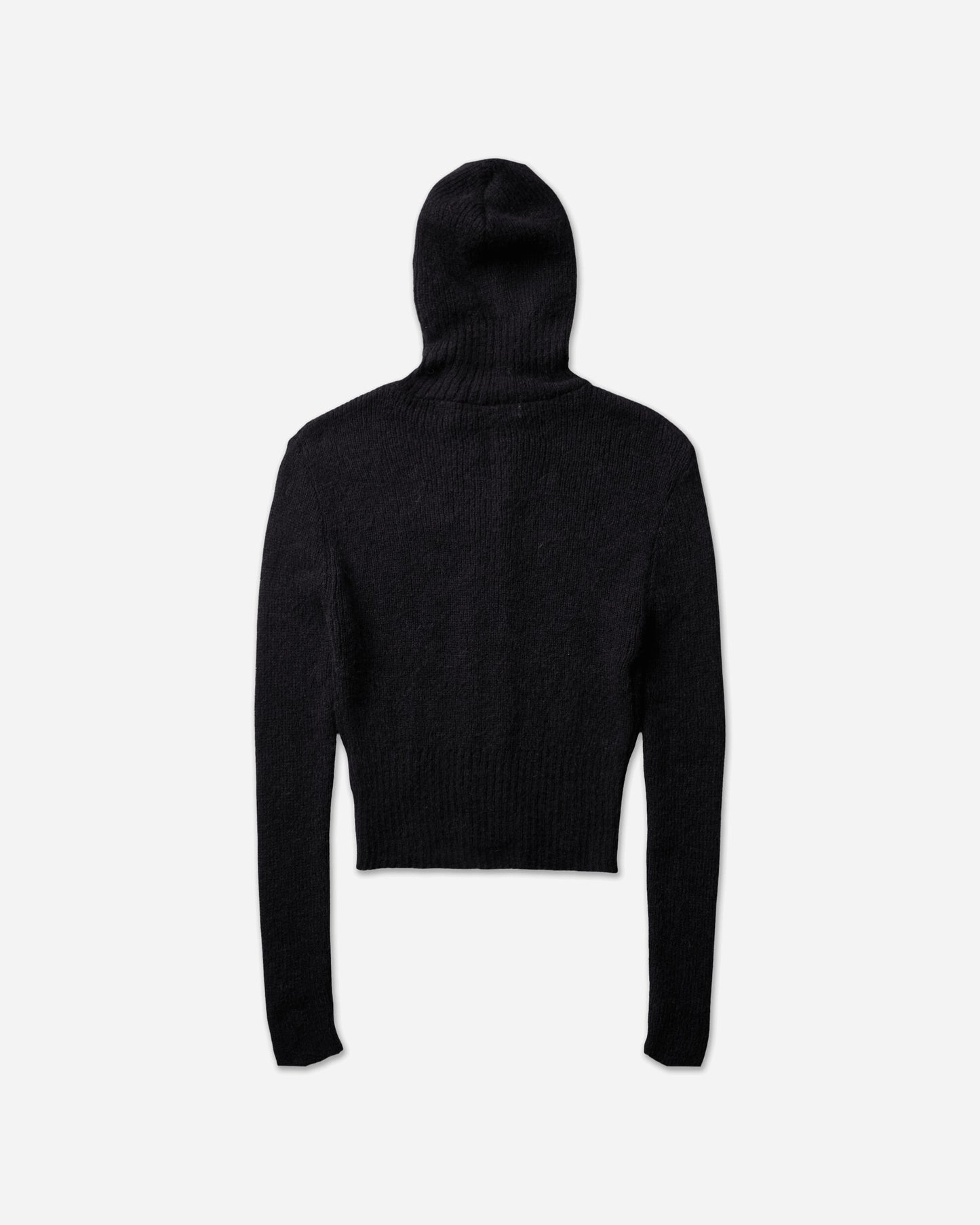 Our Legacy Wmns Compact Hood Black Fuzzy Alpaca Knitwears Cardigans W4243CB 001