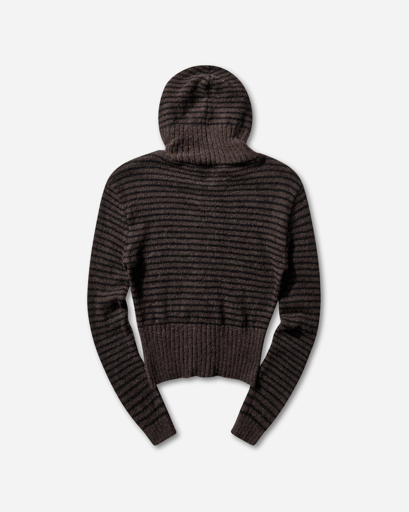 Our Legacy Wmns Compact Hood Dirt Stripe Fuzzy Alpaca Knitwears Cardigans W4253CD 001