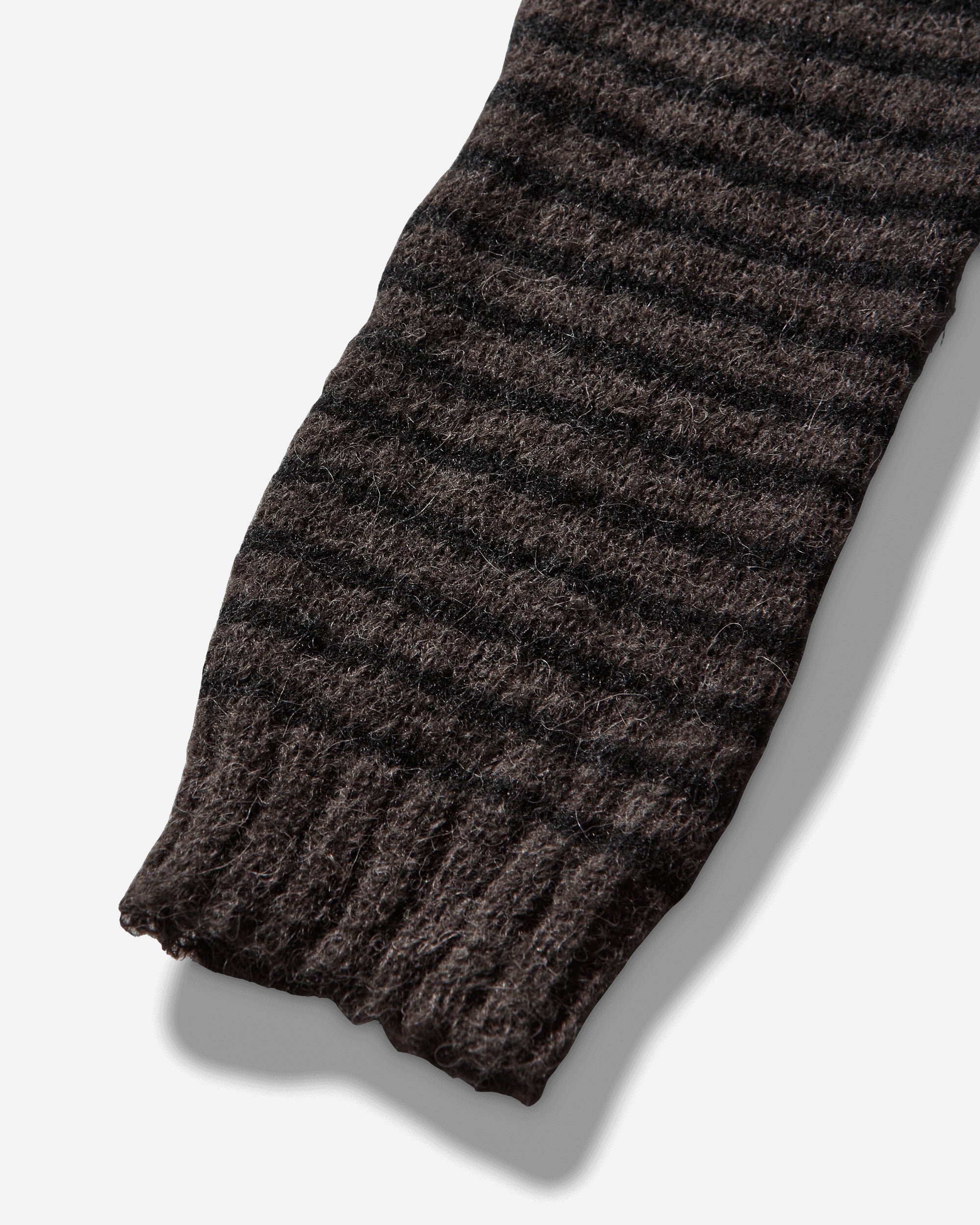 Our Legacy Wmns Compact Hood Dirt Stripe Fuzzy Alpaca Knitwears Cardigans W4253CD 001