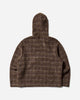 Our Legacy Wmns Full Zip Hood Dorf Check Hairy Wool Knitwears Cardigans W4256FD 001