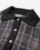 Our Legacy Wmns Mazzy Polo Grand Check Fuzzy Alpaca Knitwears Cardigans W4263MG 001