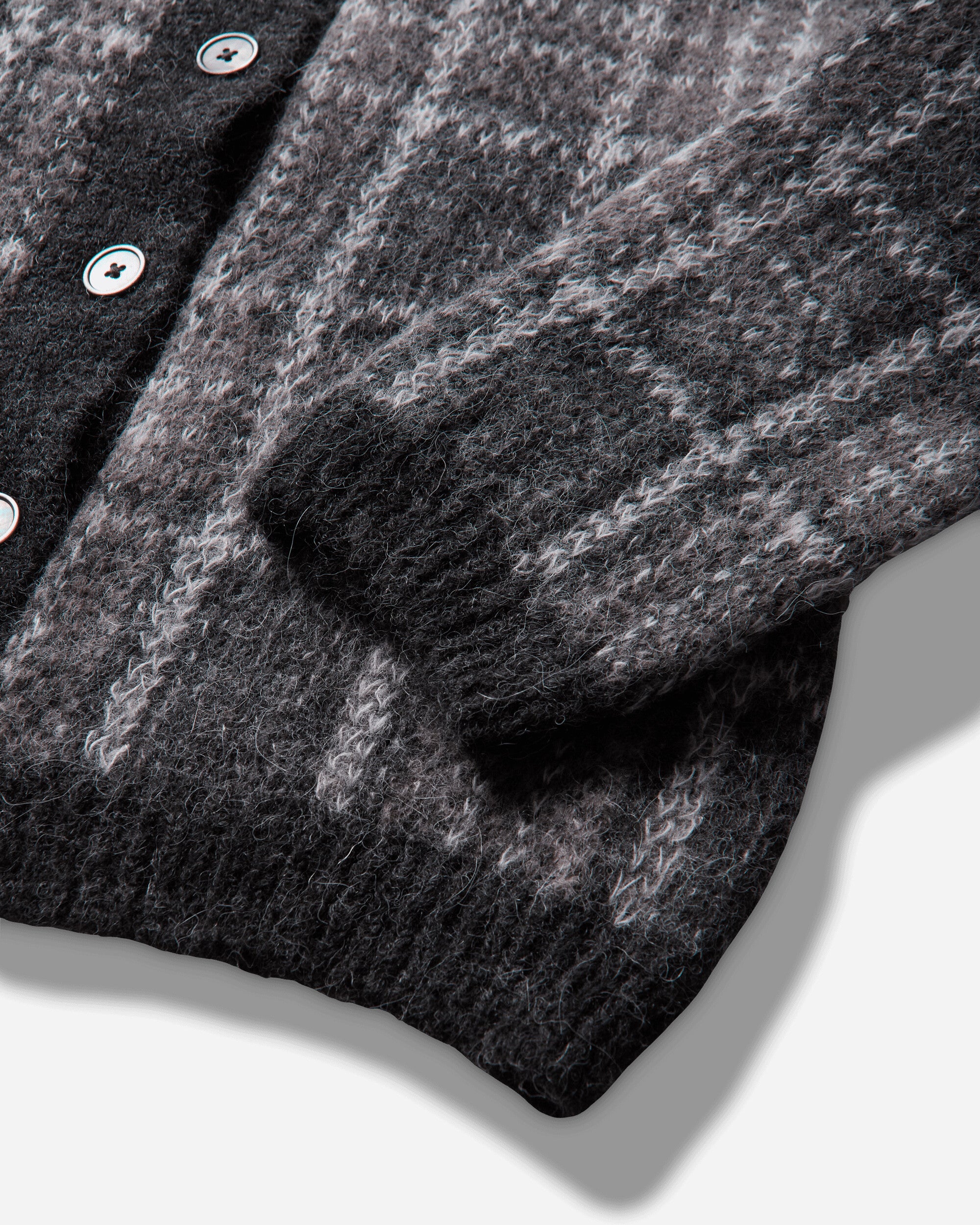Our Legacy Wmns Mazzy Polo Grand Check Fuzzy Alpaca Knitwears Cardigans W4263MG 001