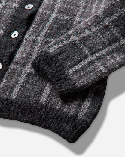 Our Legacy Wmns Mazzy Polo Grand Check Fuzzy Alpaca Knitwears Cardigans W4263MG 001