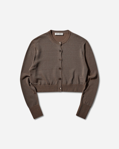 Our Legacy Wmns Micro Cardigan Cangiante Copper Tech Cotton Knitwears Cardigans W2263MC 001