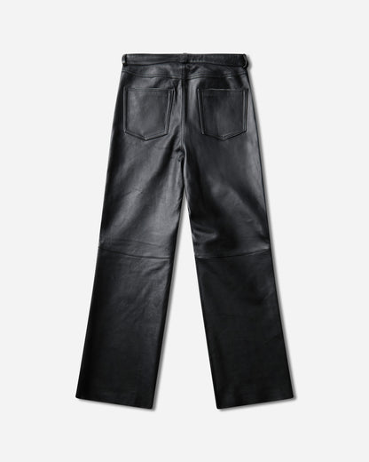 Our Legacy Carlson Cut Whisker Black Buffed Lambskin Pants Casual M2269CW 001