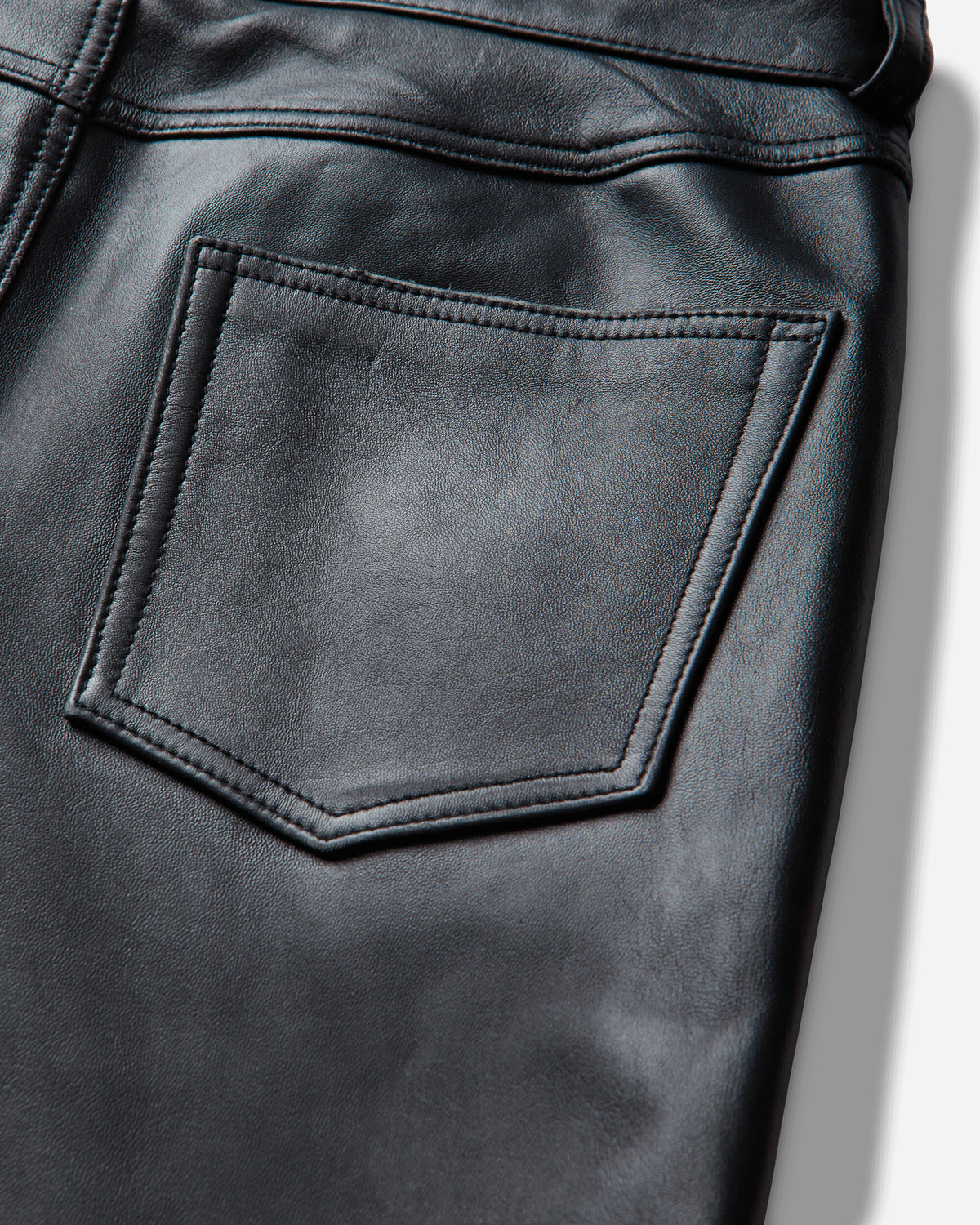 Our Legacy Carlson Cut Whisker Black Buffed Lambskin Pants Casual M2269CW 001