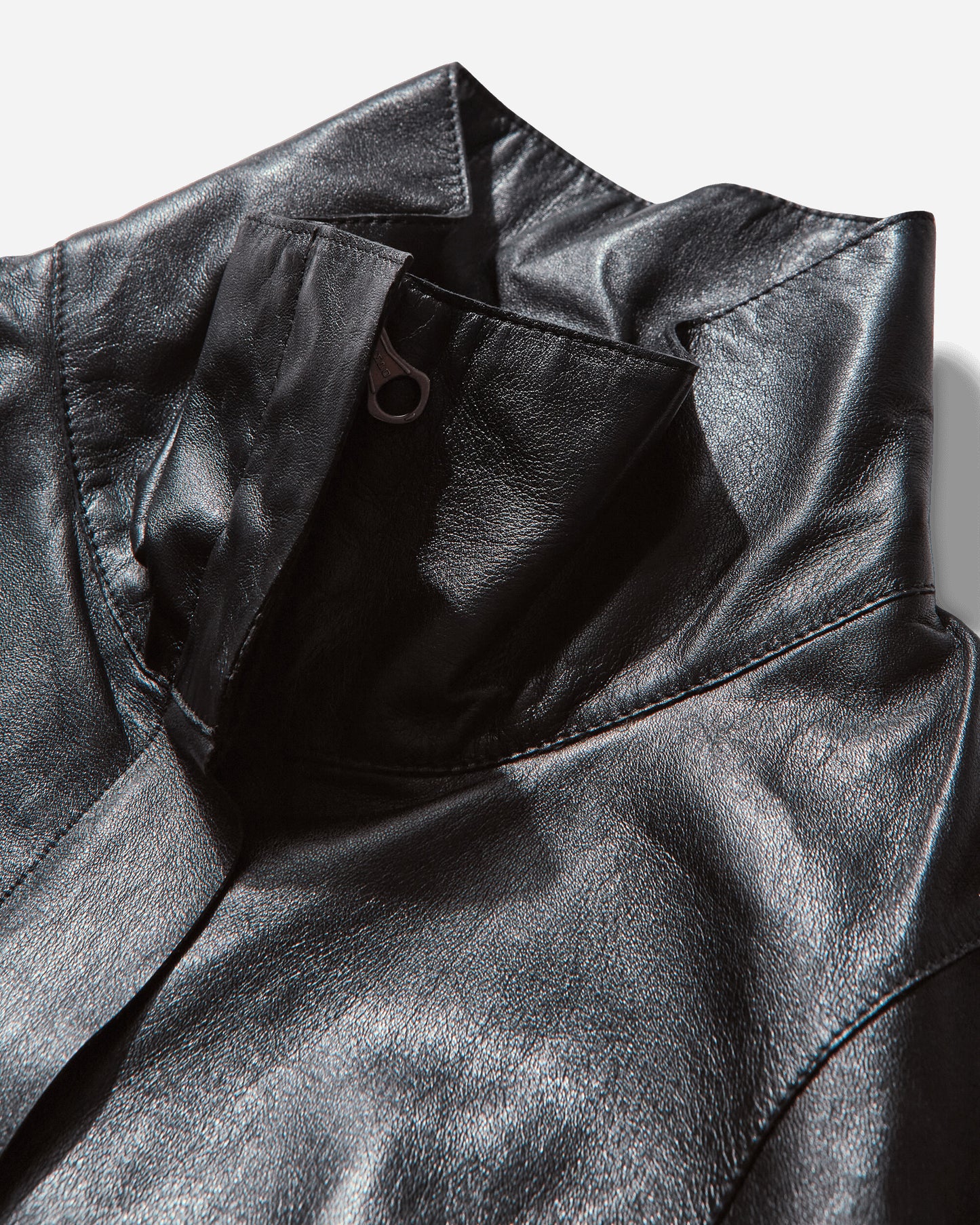 Our Legacy Wmns Concealed Coat Sable Black Fluid Calfskin Coats and Jackets Coats W4259CS 001
