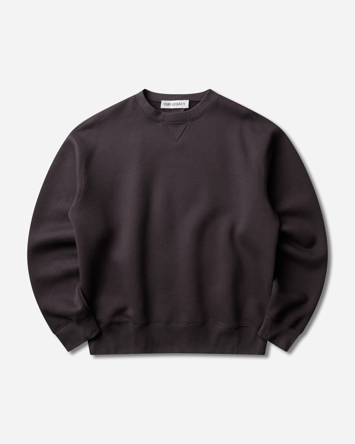 Our Legacy Perfect Sweatshirt Black Bear Wooly Fleece Sweatshirts Crewneck M4256PB 001
