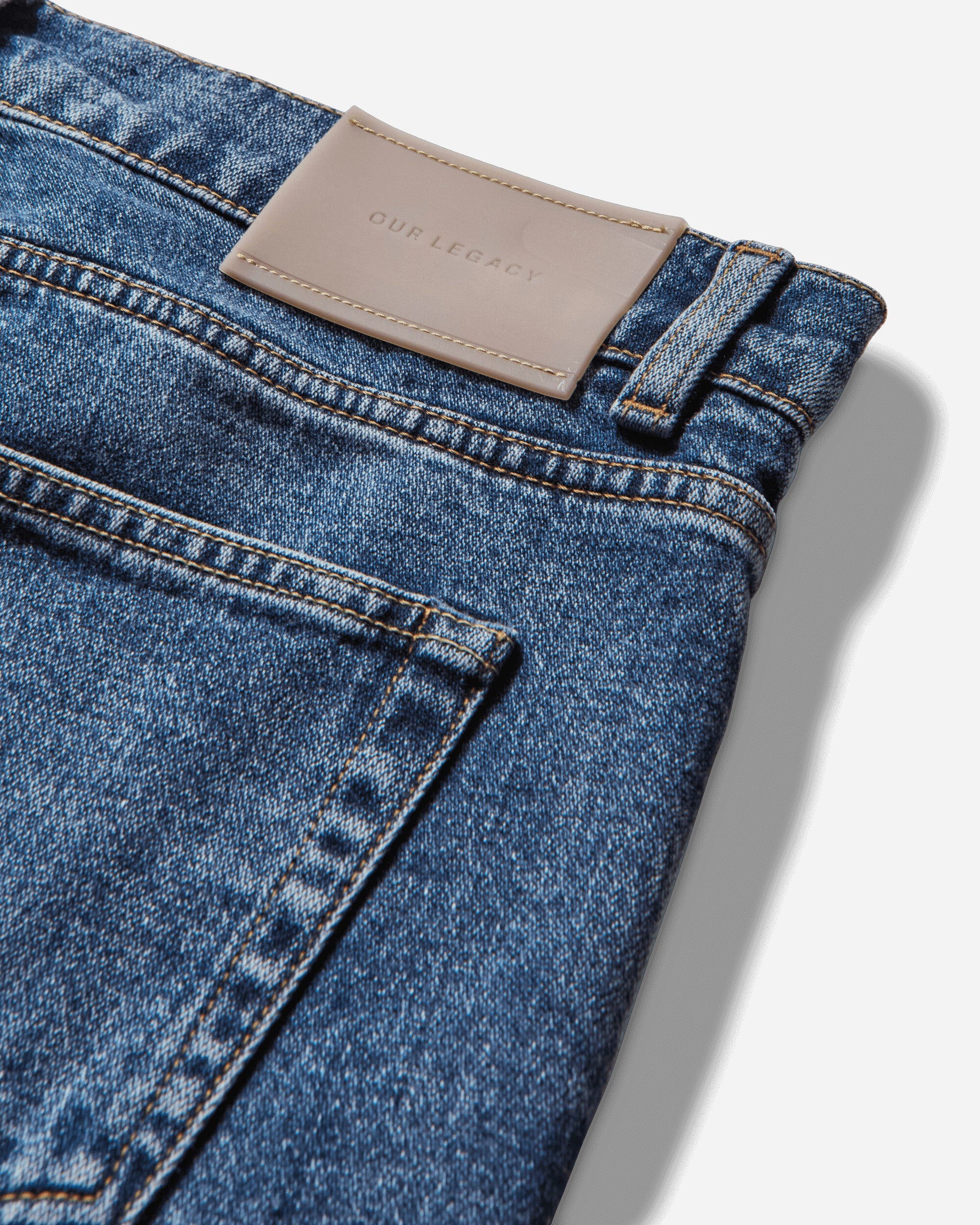 Our Legacy Carlson Cut Rodeo Wash Broken Twill Pants Denim M4255RR 001