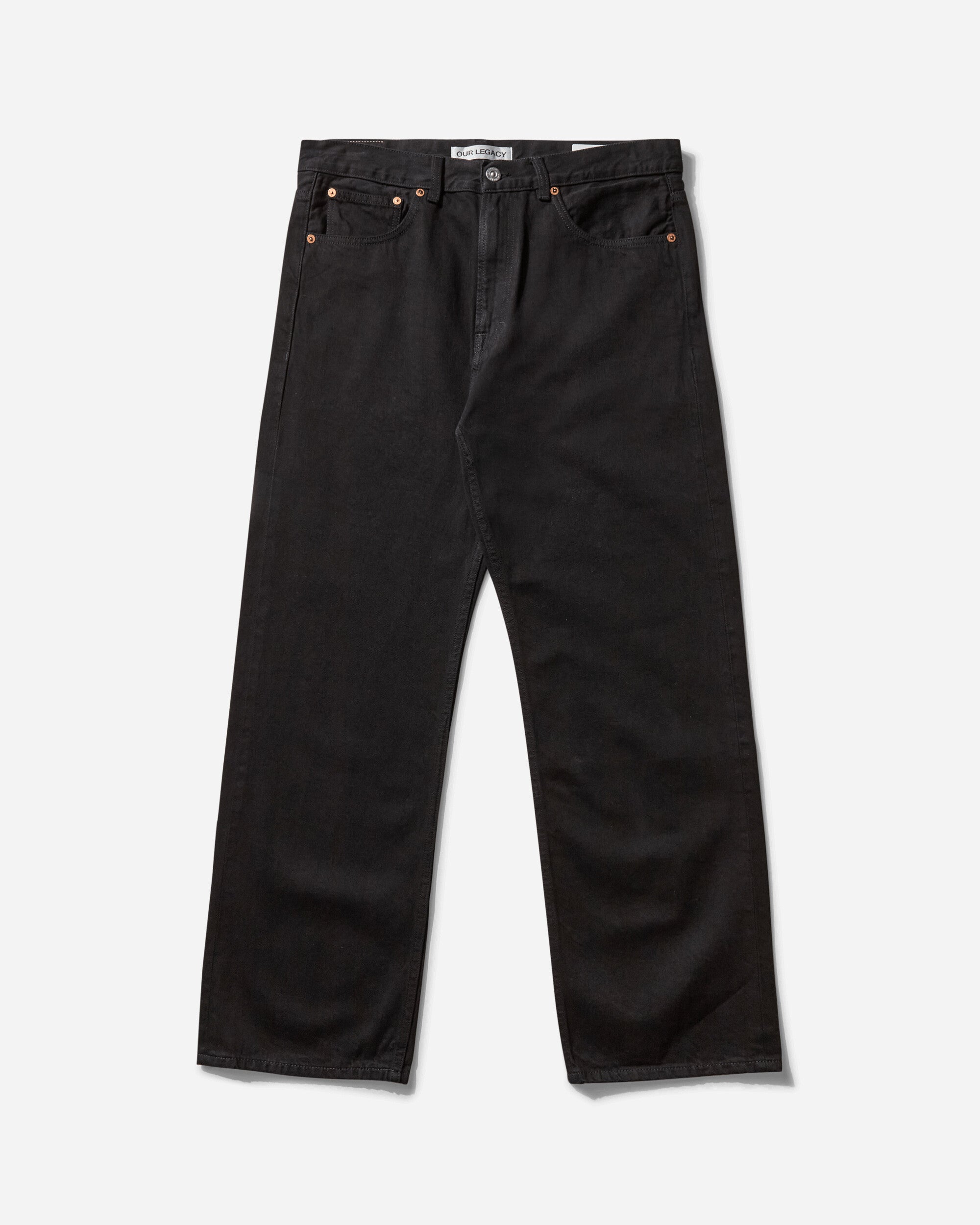 Our Legacy Third Cut Black Selvedge Pants Denim M2255TCB 001