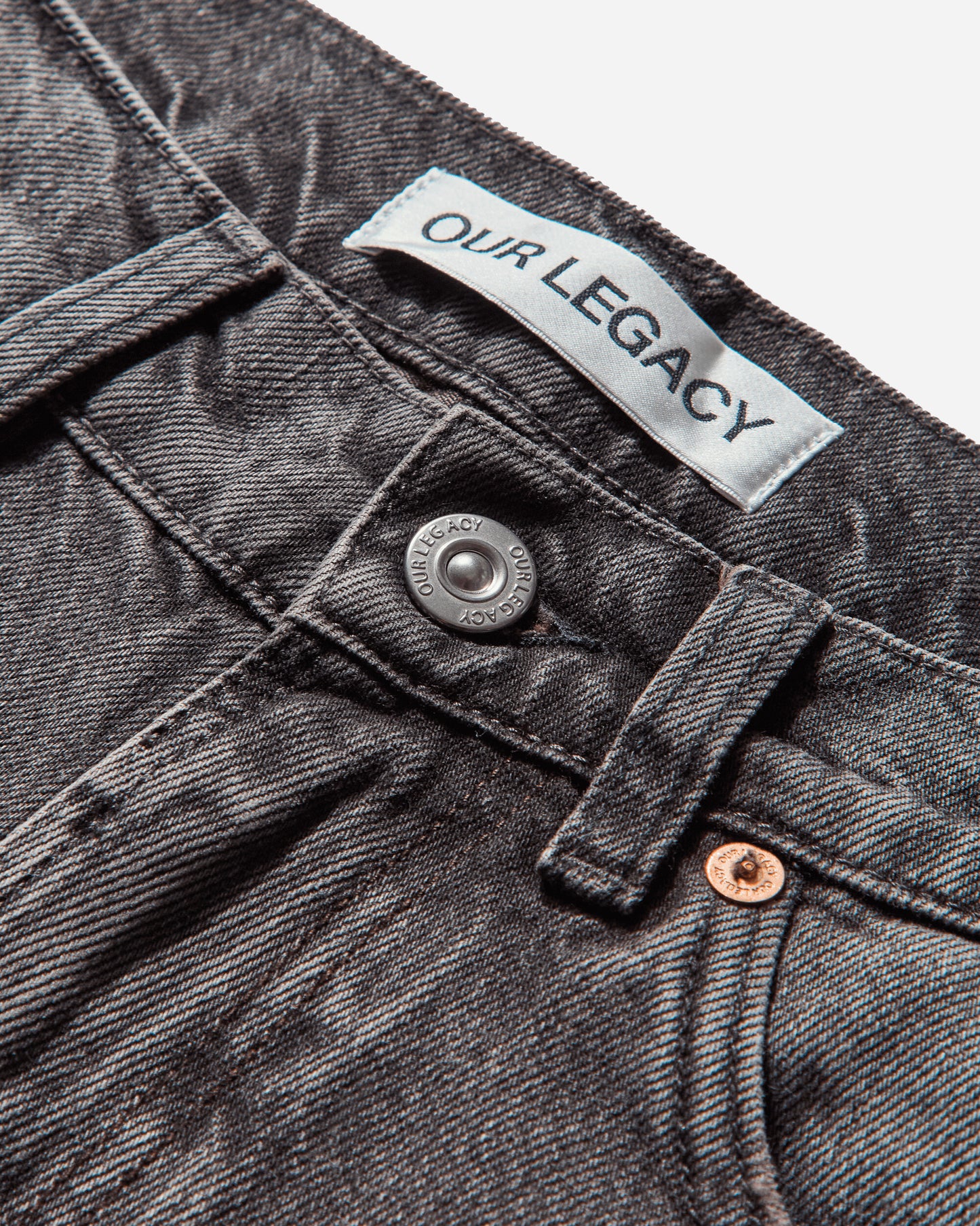 Our Legacy Third Cut Highway Coffee Pants Denim M4255TH 001