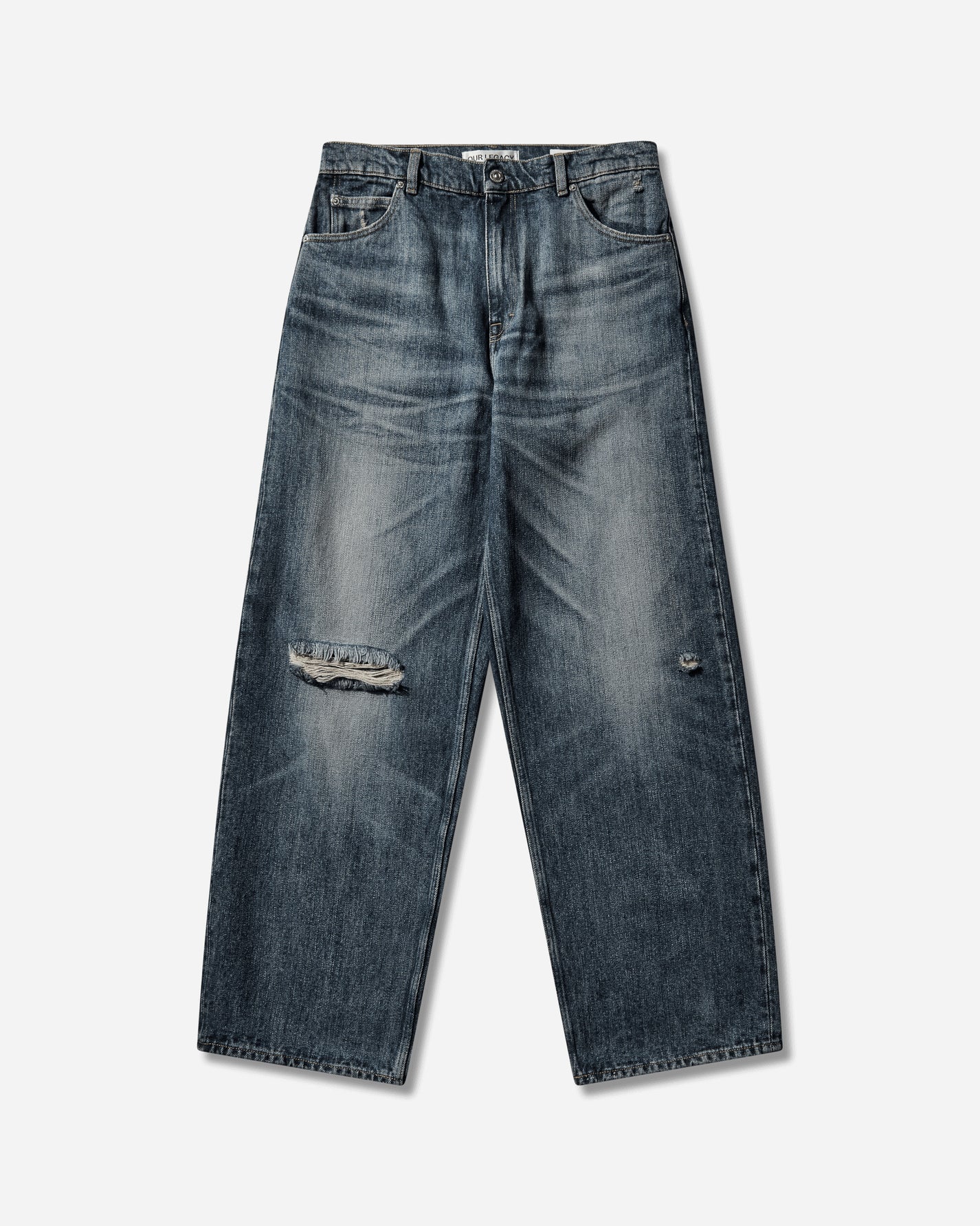 Our Legacy Vast Cut Road Worn Rope Twill Pants Denim M4255VR 001
